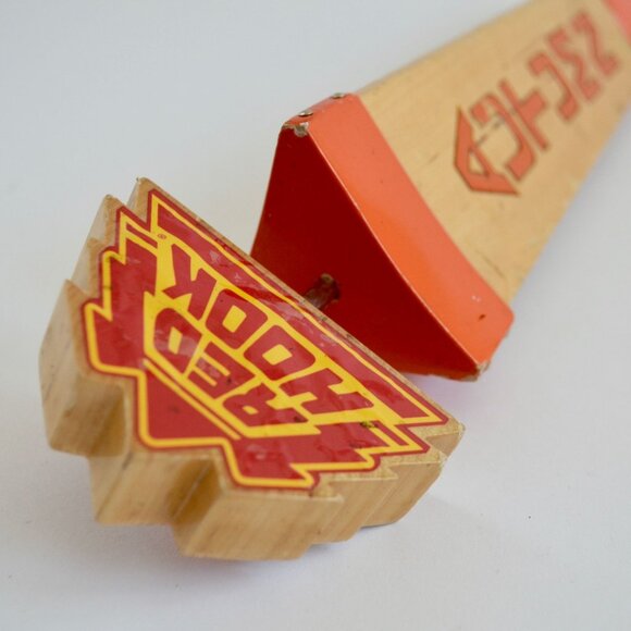 Red Hook Autumn Ale 3-Sided Tap Handle Beer 12" Wood Seattle, Washington USA - Picture 6 of 6